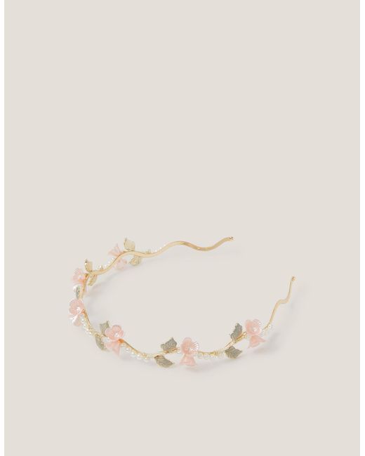 Monsoon Natural Tulip Pearl Hairband