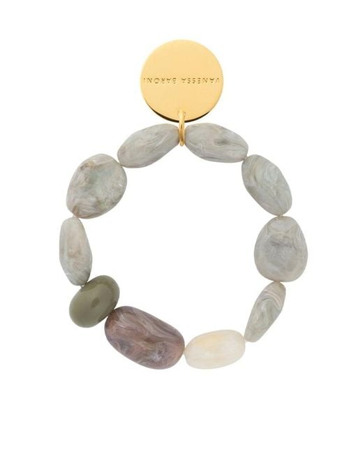 Monsoon Metallic Snow Green Marble Bracelet