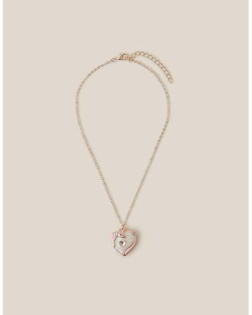 Monsoon Natural Unicorn Locket Necklace