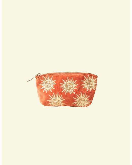 Monsoon Red Elizabeth Scarlett Sun Goddess Coin Purse