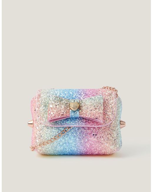 Monsoon Pink Rainbow Super Glitz Mini Bag