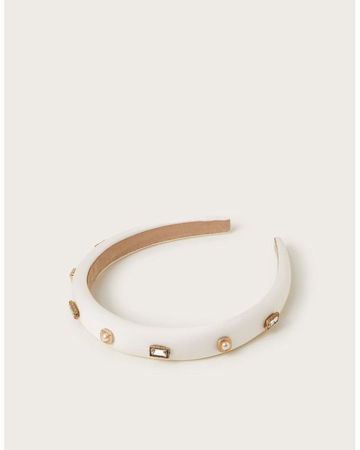 Monsoon Natural Gemma Gem Padded Headband