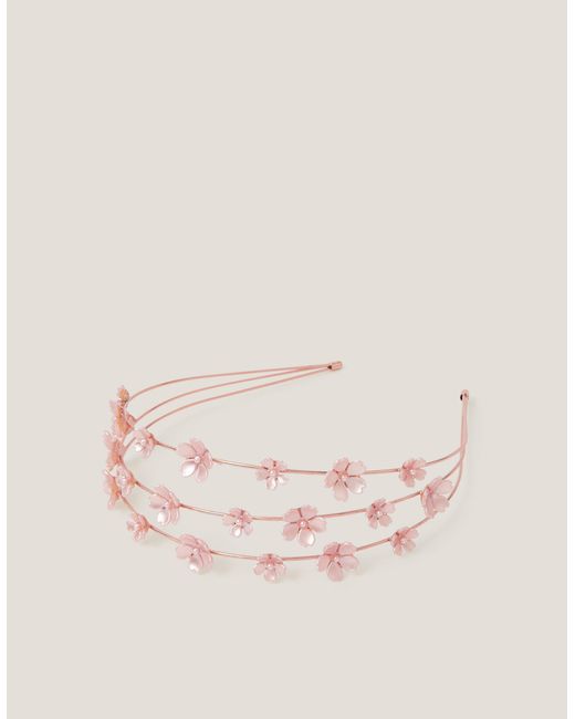Monsoon Natural Flower Pearl Wire Headband