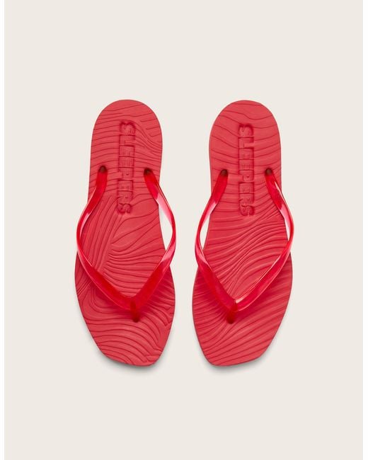 Monsoon East Tapered Platform Sandal Red