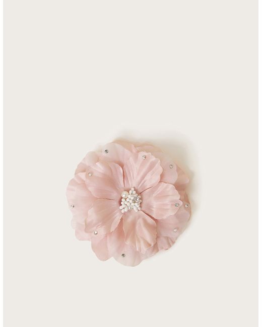 Monsoon Pink Oversized Flower Fascinator Clip