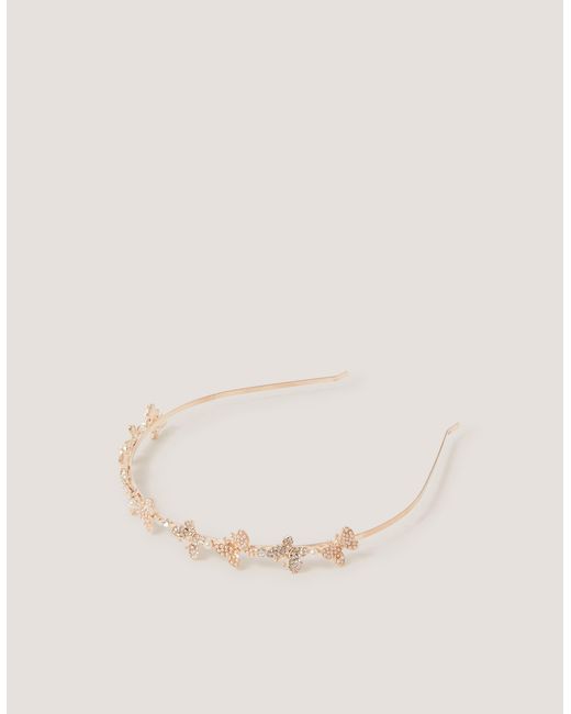 Monsoon Natural Pearl Butterfly Headband