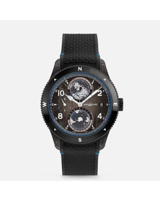 Montblanc Black 1858 Geosphere Carbo2 0 Oxygen Limited Edition - 1969 Pieces - Wrist Watches