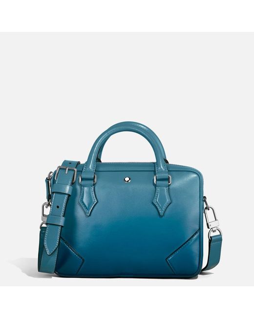 Montblanc Blue Meisterstück Mini Document Case - Cross Bodies for men