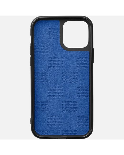 Montblanc Blue Sartorial Hard Phone Case For Apple Iphone 12 And Apple Iphone 12 Pro for men