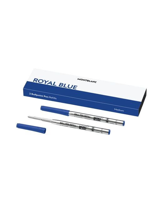 2 refill per penna a sfera di Montblanc in Blue