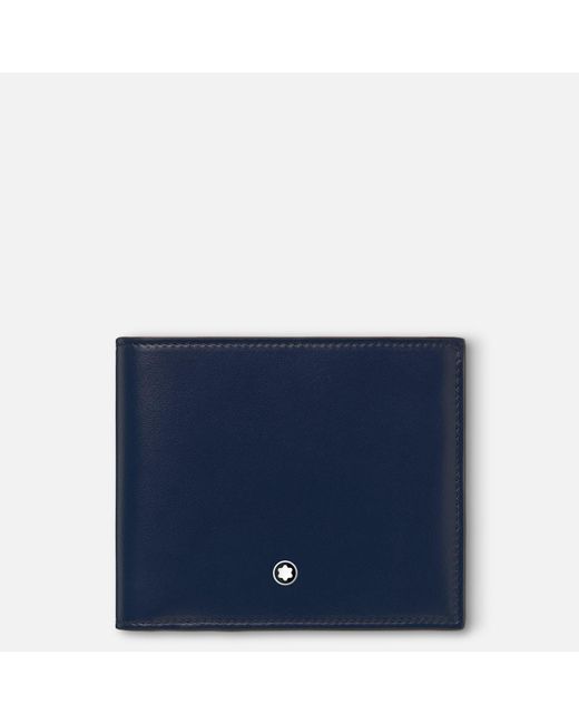 Montblanc Meisterstück Brieftasche 4 Cc Mit Münzfach in Blue für Herren