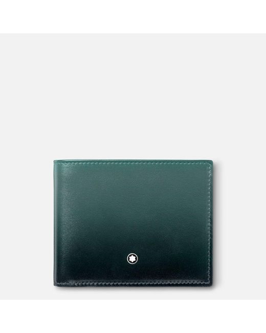 Montblanc Green Meisterstück Wallet 6cc - Credit Card Wallets