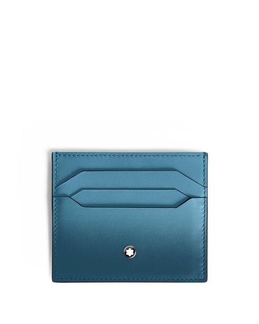 Porta carte 6 scomparti Meisterstück di Montblanc in Blue