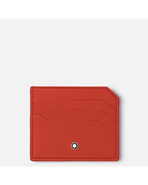 Montblanc Red Soft Card Holder 6cc