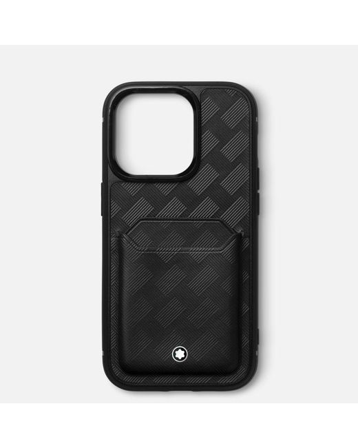 Montblanc Black Extreme 3.0 Hard Phone Case For Apple Iphone 15 Pro With 2cc