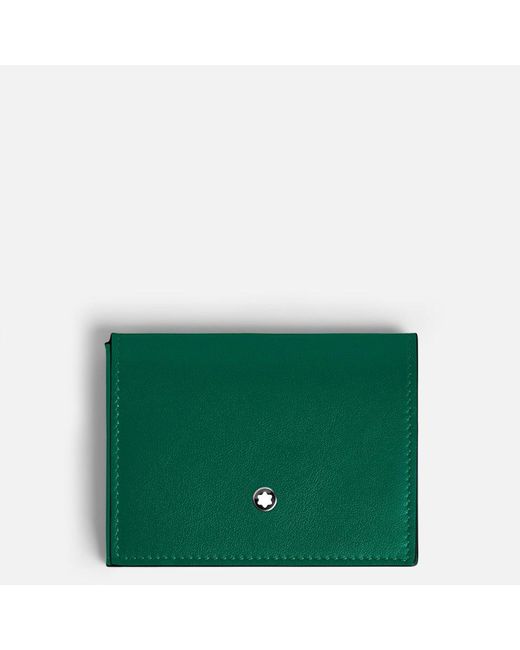 Montblanc Green Trio Card Holder 4cc