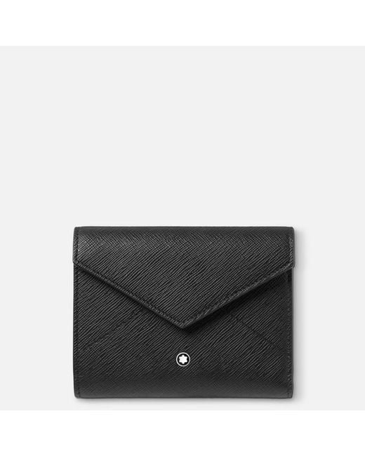 Montblanc Black Sartorial Trio Wallet 6cc - Compact Wallets