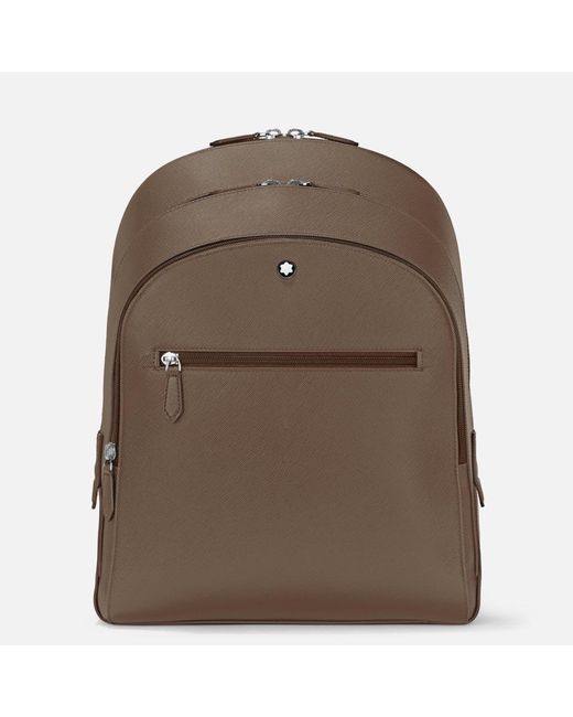 Montblanc Brown Sartorial Medium Backpack 3 Compartments - Backpacks for men