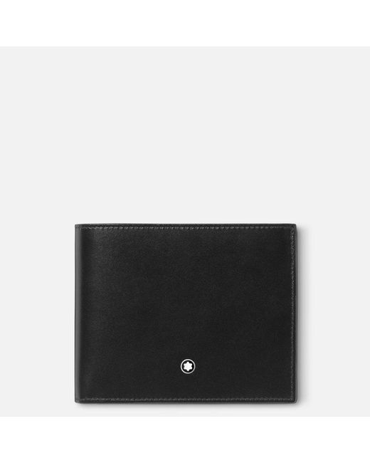 Montblanc Black Meisterstück Wallet 10cc With Coin Case for men