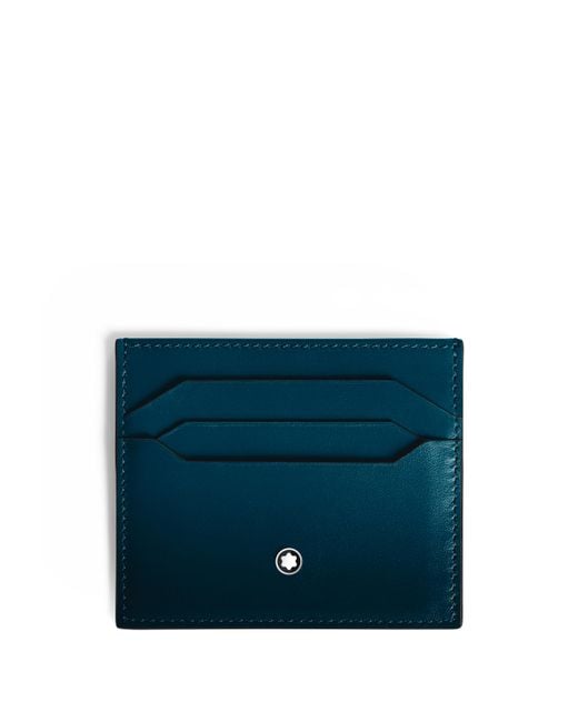 Porta carte 6 scomparti Meisterstück di Montblanc in Blue