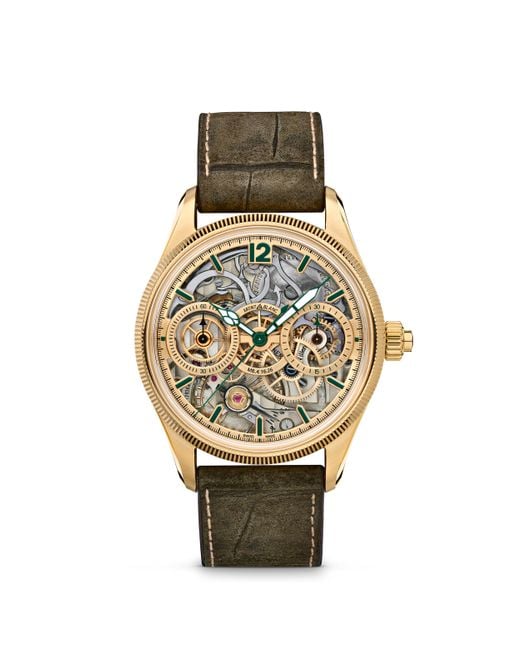 Montblanc 1858 The Unveiled Secret Minerva Monopusher Chronograph Limited Edition in Metallic für Herren