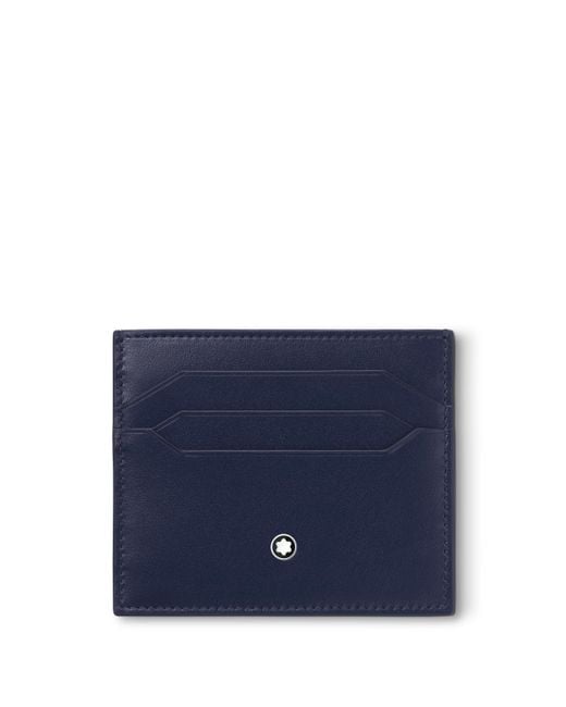 Porta carte 6 scomparti Meisterstück di Montblanc in Blue