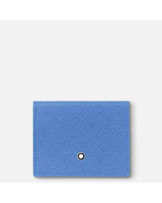 Sartorial Portatarjetas Triple Para 4 Tarjetas Montblanc de color Blue