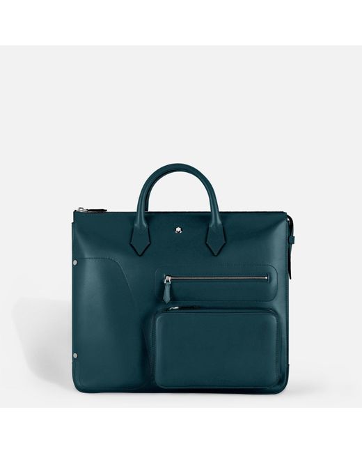 Borsa 24/7 Soft di Montblanc in Blue
