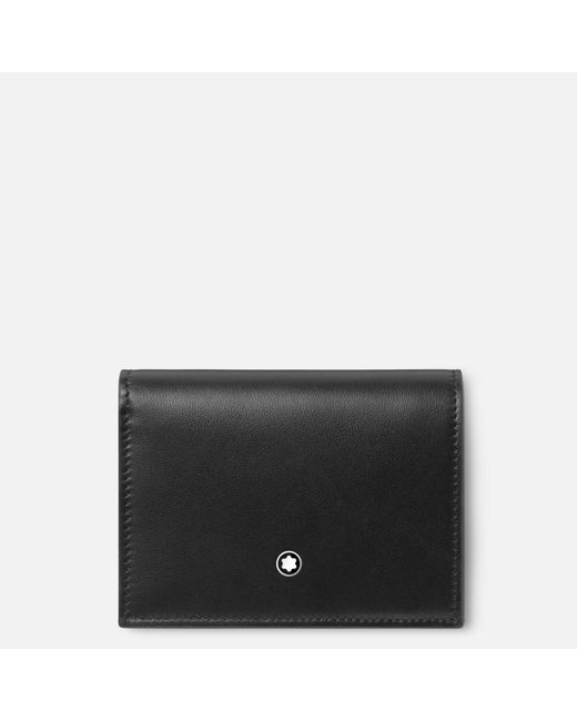 Montblanc Black Soft Kontinentale Nano-brieftasche