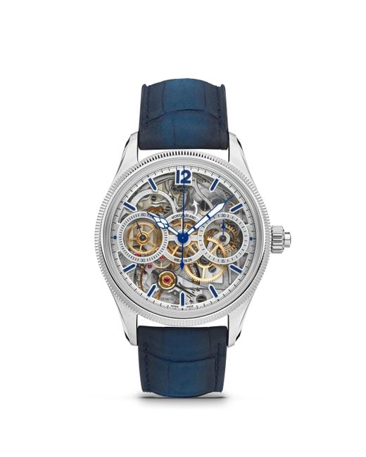 Montblanc 1858 The Unveiled Secret Minerva Monopusher Chronograph Limited Edition in Blue für Herren