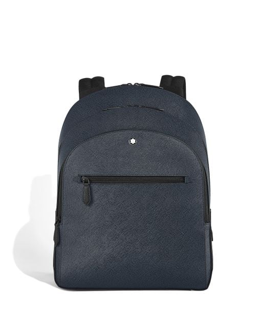 Montblanc Sartorial Rucksack mittelgroß mit 3 Hauptfächern in Blue für Herren