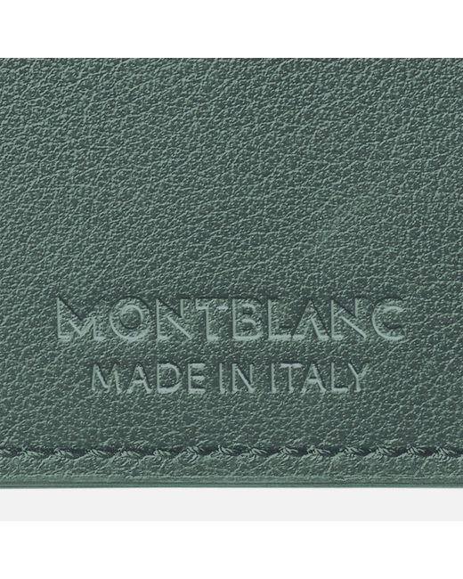 Soft Portatarjetas Para 6 tarjetas Montblanc de color Green