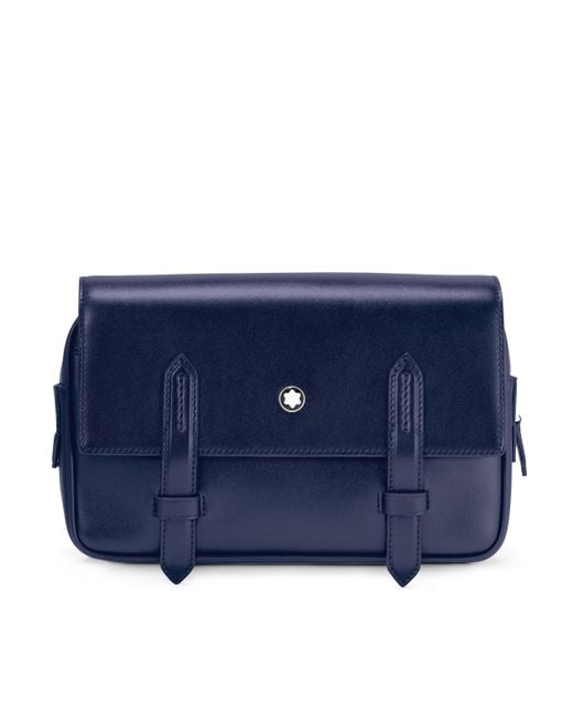 Montblanc Blue Meisterstück Messenger Bag