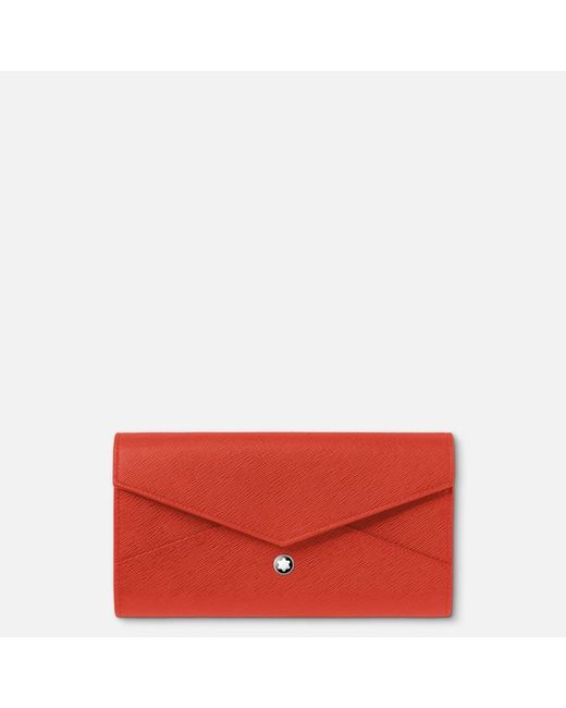 Montblanc Red Sartorial Continental Wallet - Wallets