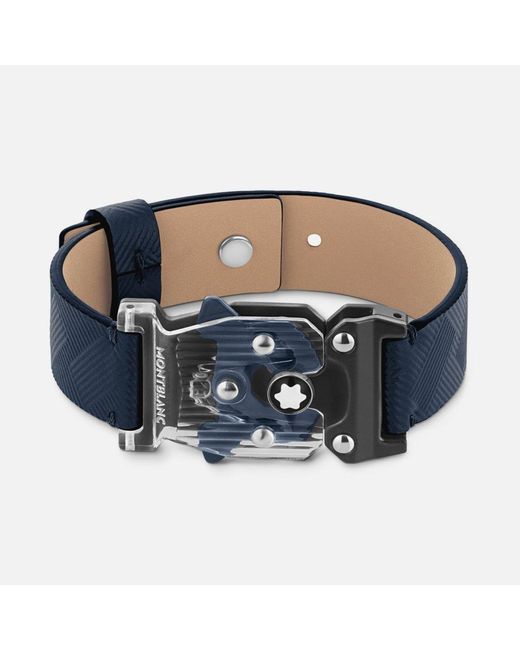 Montblanc Bracelet With M_lock Closing Extreme 3.0 Collection Ink Blue