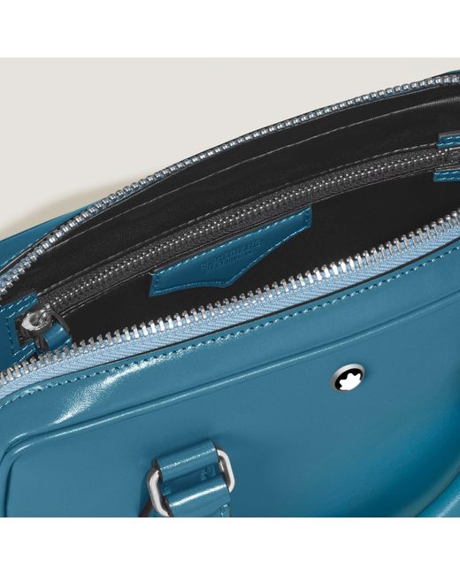 Porta Documenti Mini Meisterstück di Montblanc in Blue da Uomo