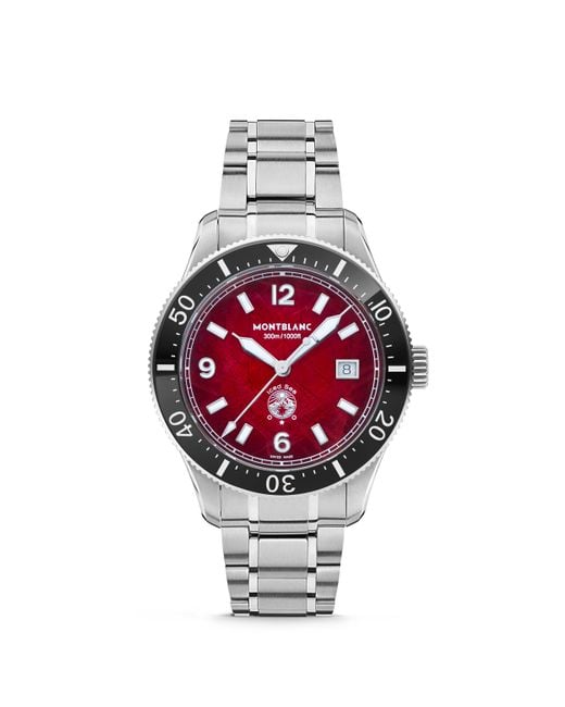 Iced Sea Automatic Date di Montblanc in Metallic