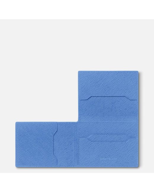 Sartorial Portatarjetas Triple Para 4 Tarjetas Montblanc de color Blue