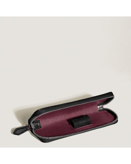 Astuccio Con Cerniera Per 1 Strumento Da Scrittura Sartorial di Montblanc in Green da Uomo