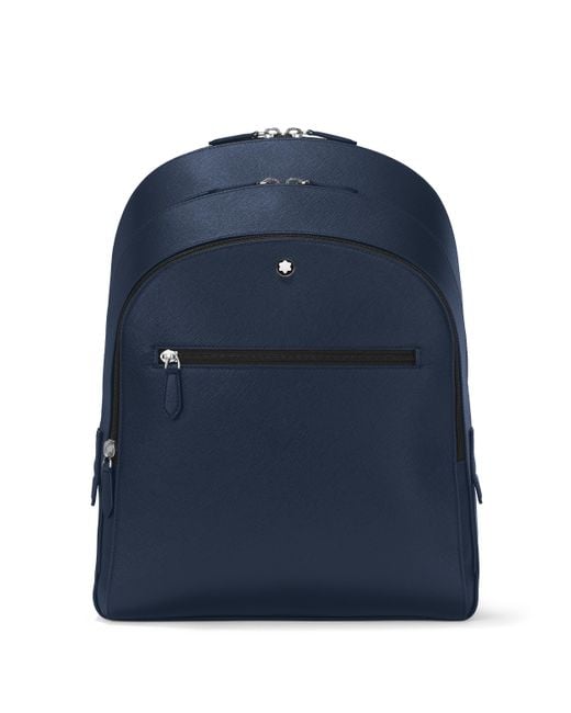 Zaino medio con 3 scomparti Sartorial di Montblanc in Blue da Uomo