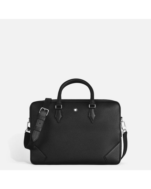 Portadocumenti Grain di Montblanc in Black da Uomo