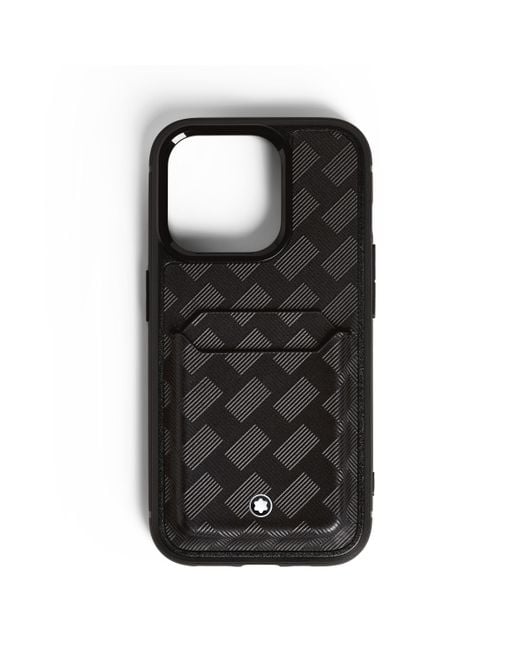 Custodia rigida per telefono Extreme 3.0 per Apple iPhone 16 Pro con 2 scomparti di Montblanc in Black