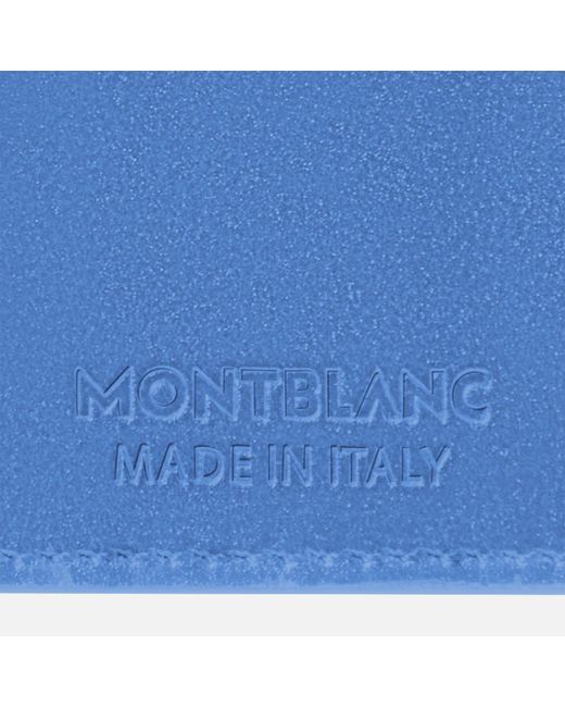 Meisterstück Portatarjetas Para 4 tarjetas Montblanc de color Blue
