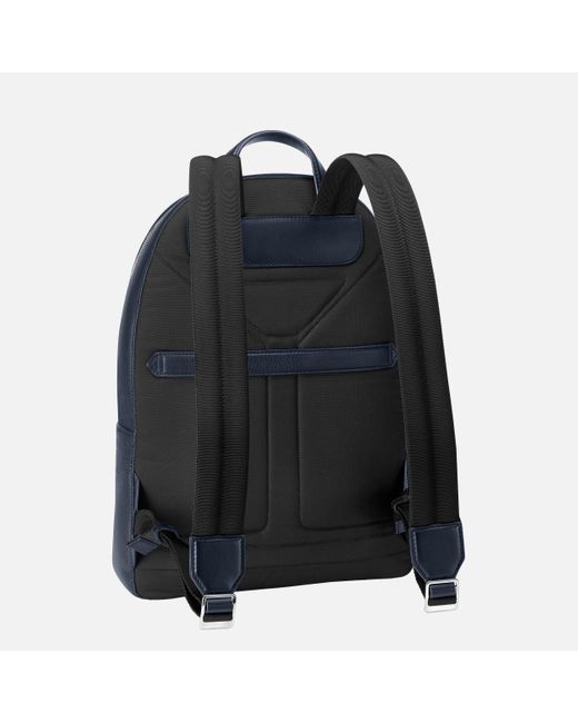 Montblanc Black Meisterstück Soft Grain Slim Backpack for men