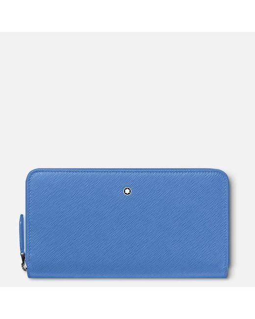 Montblanc Blue Sartorial Wallet 12cc Zip Around - Wallets