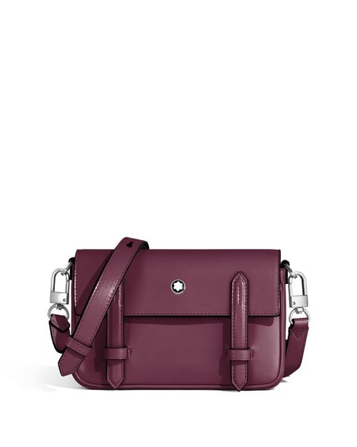 Montblanc Purple Meisterstück Mini Messenger Bag