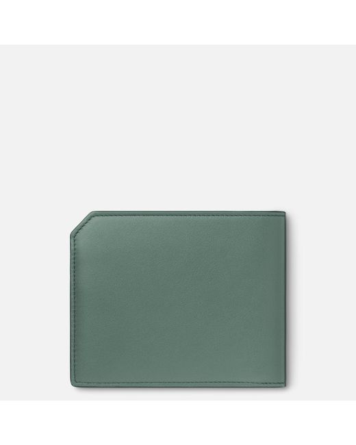 Montblanc Green Soft Brieftasche 4 Cc Mit Münzfach