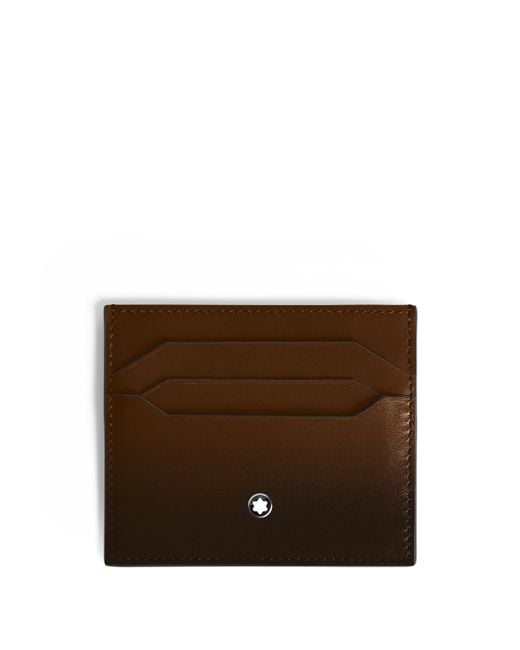 Porta carte 6 scomparti Meisterstück di Montblanc in Brown