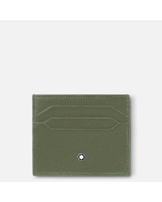 Montblanc Green Meisterstück Card Holder 6cc - Card Cases