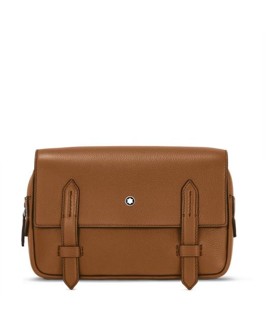 Messenger Bag Grain di Montblanc in Brown